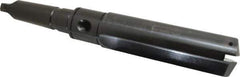 Allied Machine and Engineering - Series 5, 2-1/2 to 3-1/2" Diam, 5MT Taper Shank, Straight Flute Spade Drill - 6-3/4" Max Depth, 11-5/16" Body Length, 16-15/16" OAL, Short Length, Through Coolant - Apex Tool & Supply