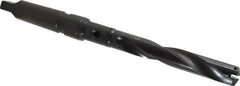 Allied Machine and Engineering - Series 2, 31/32 to 1-3/8" Diam, 4MT Taper Shank, Helical Flute Spade Drill - 5-3/8" Max Depth, 8-19/64" Body Length, 12-25/32" OAL, Intermediate Length, Through Coolant - Apex Tool & Supply