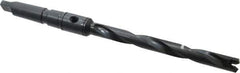 Allied Machine and Engineering - Series 1, 45/64 to 15/16" Diam, 3MT Taper Shank, Helical Flute Spade Drill - 6-3/4" Max Depth, 9-39/64" Body Length, 13-5/32" OAL, Standard Length, Through Coolant - Apex Tool & Supply