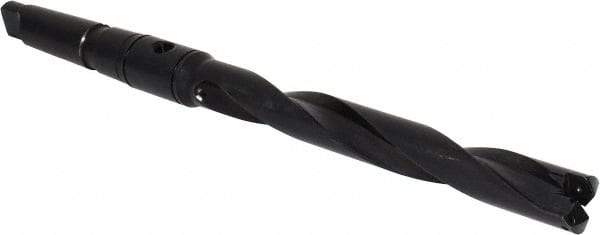 Allied Machine and Engineering - Series 1.5, 55/64 to 15/16" Diam, 3MT Taper Shank, Helical Flute Spade Drill - 6-3/4" Max Depth, 9-39/64" Body Length, 13-5/32" OAL, Standard Length, Through Coolant - Apex Tool & Supply