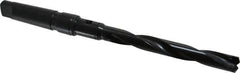 Allied Machine and Engineering - Series 1.5, 55/64 to 15/16" Diam, 4MT Taper Shank, Helical Flute Spade Drill - 6-3/4" Max Depth, 9-43/64" Body Length, 14-5/32" OAL, Standard Length, Through Coolant - Apex Tool & Supply