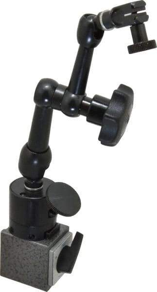 Noga - 320 N Magnetic Force, Fine Adjustment Indicator Positioner & Holder with Base - Articulated Arm, Rectangular Base, 35mm Base Height, 40mm Base Length, 30mm Base Width - Apex Tool & Supply