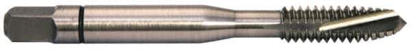 Balax - #10-24 UNC, 3 Flute, Bright Finish, Powdered Metal Spiral Point Tap - Plug Chamfer, Right Hand Thread, 2-3/8" OAL, 0.64" Thread Length, 0.194" Shank Diam, 2B/3B Class of Fit, Series BX150 - Exact Industrial Supply