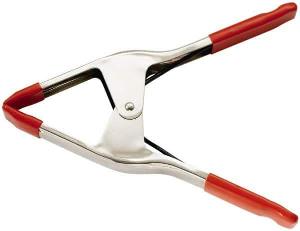 Bessey - 3" Jaw Opening Capacity, 3" Throat Depth, Spring Clamp - Steel Body, Vinyl Handle, Vinyl Tip, 9" OAL - Apex Tool & Supply