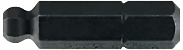 Bondhus - 1/4" Drive, 3/8" Ball End Hex Drive Bit - Apex Tool & Supply