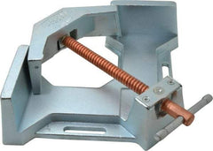 Bessey - Fixed Angle, 2 Axes, 2-3/8" Jaw Height, 9-1/2" Max Capacity, Cast Iron Angle & Corner Clamp - 90° Clamping Angle, 4-3/4" Throat Depth - Apex Tool & Supply