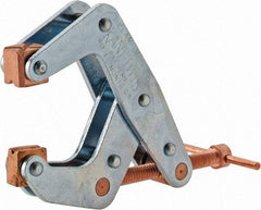 Kant Twist - 800 Lb, 2" Max Opening, 1-1/8" Open Throat Depth, 1-1/4" Closed Throat Depth, Cantilever Clamp - High Tensile Steel Jaw, T-Handle, 3-1/2" OAL, 3-1/4" Max Width - Apex Tool & Supply