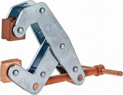 Kant Twist - 1,500 Lb, 3" Max Opening, 1-1/4" Open Throat Depth, 1-3/4" Closed Throat Depth, Cantilever Clamp - High Tensile Steel Jaw, T-Handle, 5-1/4" OAL, 5" Max Width - Apex Tool & Supply