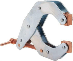 Kant Twist - 1,700 Lb, 4-1/2" Max Opening, 2-1/4" Open Throat Depth, 3-13/16" Closed Throat Depth, Cantilever Clamp - High Tensile Steel Jaw, T-Handle, 7" OAL, 6-3/4" Max Width - Apex Tool & Supply