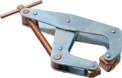 Kant Twist - 2,000 Lb, 6" Max Opening, 2-1/8" Open Throat Depth, 3-3/8" Closed Throat Depth, Cantilever Clamp - High Tensile Steel Jaw, T-Handle, 8-1/4" OAL, 8-1/4" Max Width - Apex Tool & Supply