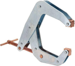 Kant Twist - 2,000 Lb, 6" Max Opening, 4-1/2" Open Throat Depth, 5-1/2" Closed Throat Depth, Cantilever Clamp - High Tensile Steel Jaw, T-Handle, 11" OAL, 10" Max Width - Apex Tool & Supply