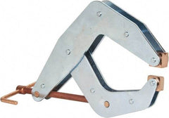 Kant Twist - 3,500 Lb, 10" Max Opening, 6" Open Throat Depth, 7" Closed Throat Depth, Cantilever Clamp - High Tensile Steel Jaw, T-Handle, 16" OAL, 15" Max Width - Apex Tool & Supply