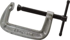 Wilton - Light-Duty 2-1/2" Max Opening, 1-7/16" Throat Depth, Ductile Iron Standard C-Clamp - 850 Lb Capacity, 0" Min Opening, Standard Throat Depth - Apex Tool & Supply