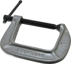 Wilton - Light-Duty 2-1/2" Max Opening, 2-1/2" Throat Depth, Ductile Iron Standard C-Clamp - 1,005 Lb Capacity, 0" Min Opening, Standard Throat Depth - Apex Tool & Supply