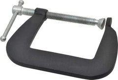 Wilton - Light-Duty 2-1/2" Max Opening, 2-1/2" Throat Depth, Forged Steel Standard C-Clamp - 850 Lb Capacity, 0" Min Opening, Standard Throat Depth, Steel Screw - Apex Tool & Supply