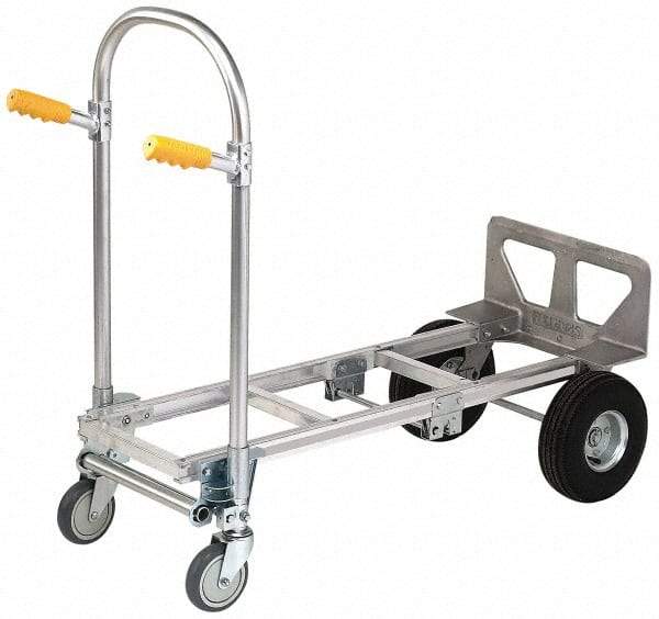 Value Collection - 51-3/4" OAH Hand Truck - Dual Grip/Loop Handle, Aluminum - Apex Tool & Supply