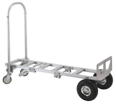 Value Collection - 61-1/2" OAH Hand Truck - Dual Loop Handle, Aluminum - Apex Tool & Supply