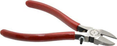 Proto - 6-1/16" OAL, Diagonal Cutter - 3/4" Jaw Length x 3/4" Jaw Width, Oval Head, Plastisol Handle - Apex Tool & Supply