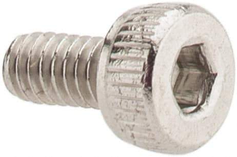 Value Collection - M2x0.40 Metric Coarse Hex Socket Drive, Socket Cap Screw - Grade 18-8 & Austenitic A2 Stainless Steel, Fully Threaded, 4mm Length Under Head - Apex Tool & Supply