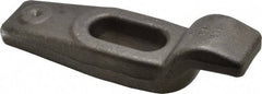 Made in USA - 6" OAL x 1-3/4" Overall Width x 1-9/16" Overall Height, Gooseneck Clamp - Grade ASTM A521, Class CA Carbon Steel, 7/16" Nose Height x 1-1/4" Nose Width, 1-11/16" Slot Len x 11/16" Slot Width, 1-1/8" Neck Len - Apex Tool & Supply