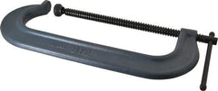 Wilton - Regular-Duty 12" Max Opening, 3-7/8" Throat Depth, Forged Steel Standard C-Clamp - 8,000 Lb Capacity, 1-1/8" Min Opening, Standard Throat Depth - Apex Tool & Supply