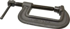 Wilton - Heavy-Duty 4" Max Opening, 2-1/4" Throat Depth, Forged Steel Standard C-Clamp - 10,000 Lb Capacity, 0" Min Opening, Standard Throat Depth, Cold Drawn Steel Screw - Apex Tool & Supply