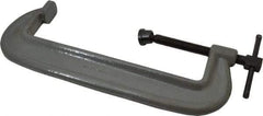 Wilton - Heavy-Duty 12" Max Opening, 2-15/16" Throat Depth, Forged Steel Standard C-Clamp - 15,000 Lb Capacity, 8" Min Opening, Standard Throat Depth, Cold Drawn Steel Screw - Apex Tool & Supply