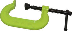 Wilton - Regular-Duty 3" Max Opening, 2-1/2" Throat Depth, Forged Steel Standard C-Clamp - 3,500 Lb Capacity, 0" Min Opening, Deep Throat, Alloy Steel Screw - Apex Tool & Supply