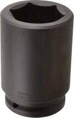 Proto - 1-1/2" Drive 2-3/4" Deep Impact Socket - 6 Points, 6-1/8" OAL - Apex Tool & Supply