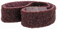 3M - 1" Wide x 18" OAL, Aluminum Oxide Abrasive Belt - Aluminum Oxide, Medium, Nonwoven, Series SC-BS - Apex Tool & Supply