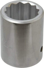 Proto - 1-1/4", 1" Drive, Standard Hand Socket - 12 Points, 2-1/2" OAL - Apex Tool & Supply