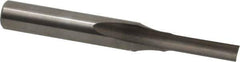 Onsrud - 5/32" Diam, 1/4" Shank Diam, 9/16" Length of Cut, 1 Flute Single Edge Straight Router Bit - 2" Overall Length, Right Hand Cut, Solid Carbide - Apex Tool & Supply