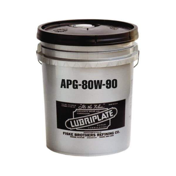 Lubriplate - 5 Gal Pail, Mineral Gear Oil - 15°F to 280°F, 650 SUS Viscosity at 100°F, 84 SUS Viscosity at 210°F, ISO 100 - Apex Tool & Supply