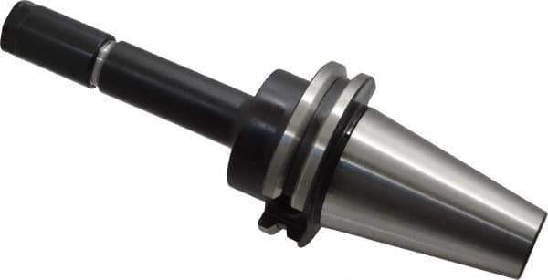 Parlec - 1/32" to 1/4" Capacity, 5" Projection, CAT40 Taper Shank, DA200 Collet Chuck - 7.687" OAL - Exact Industrial Supply