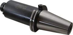 Parlec - CAT50 Taper Shank 1-1/4" Pilot Diam Shell Mill Holder - 5-1/2" Flange to Nose End Projection, 2-3/4" Nose Diam, 5/8-18 Lock Screw - Exact Industrial Supply