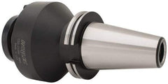 Parlec - CAT50 Taper Shank 2-1/2" Pilot Diam Shell Mill Holder - 4" Flange to Nose End Projection, 4.88" Nose Diam, 1-14 Lock Screw - Exact Industrial Supply