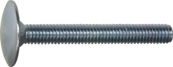 Value Collection - 5/16-18, 1-1/2" Length Under Head, Step Bolt - 1-1/16" Head Diam, 1006-1050 Steel, Zinc-Plated Finish - Apex Tool & Supply