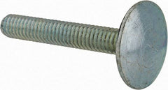 Value Collection - 5/16-18, 2" Length Under Head, Step Bolt - 1-1/16" Head Diam, 1006-1050 Steel, Zinc-Plated Finish - Apex Tool & Supply