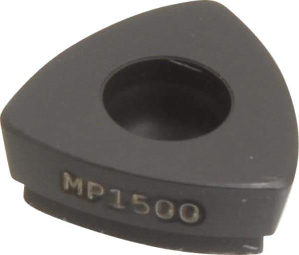 Seco - 218.19125 MD10 Grade MP1500 Carbide Milling Insert - TiCN/Al2O3 Finish, 0.156" Thick, 0.35" Inscribed Circle, 0.031" Corner Radius - Apex Tool & Supply