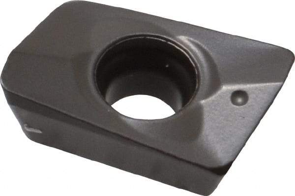 Seco - XOMX120408 D14 Grade MP1500 Carbide Milling Insert - TiCN/Al2O3 Finish, 0.163" Thick, 0.031" Corner Radius - Apex Tool & Supply