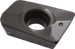 Seco - XOMX120408 D14 Grade MP1500 Carbide Milling Insert - TiCN/Al2O3 Finish, 0.163" Thick, 0.031" Corner Radius - Apex Tool & Supply