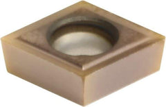 Sumitomo - CCGT32.5.001 EFM Grade AC530U Carbide Turning Insert - TiAlN/AlCrN Finish, 80° Diamond, 3/8" Inscr Circle, 5/32" Thick, 0.0039" Corner Radius - Apex Tool & Supply