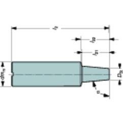 AE12-A16-CS-075 Milling Cutters With Exchangeable Solid Cutting Head - Apex Tool & Supply