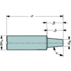 AE12-A16-CS-075 Milling Cutters With Exchangeable Solid Cutting Head - Apex Tool & Supply