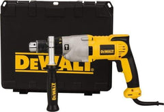 DeWALT - 120 Volt 1/2" Keyed Chuck Electric Hammer Drill - 0 to 56,000 BPM, 0 to 1,200 & 0 to 3,500 RPM, Reversible - Apex Tool & Supply