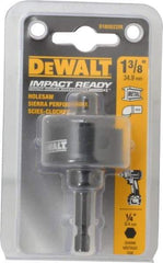 DeWALT - 1-3/8" Diam, 5/8" Cutting Depth, Hole Saw - Bi-Metal Saw, Toothed Edge - Apex Tool & Supply