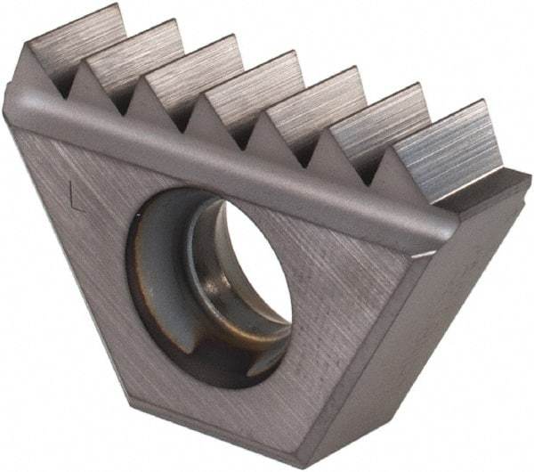 Vargus - 8 TPI, Internal/External Thread, NPT Standard, 5EI VBX Grade Thread Mill Insert - Carbide, TiCN Coating - Apex Tool & Supply
