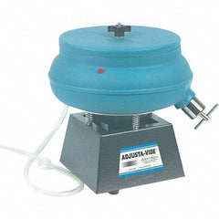 Raytech - 0.22 Cu Ft, 1 hp, Dry Operation Vibratory Tumbler - Flow Through Drain, Tilt Feature - Apex Tool & Supply