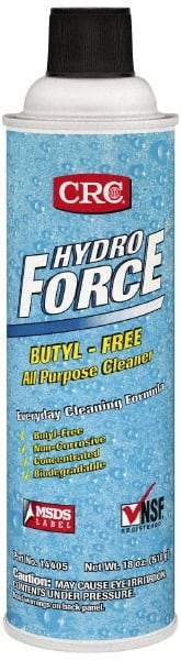 CRC - 20 oz Aerosol All-Purpose Cleaner - Aerosol, Unscented - Apex Tool & Supply