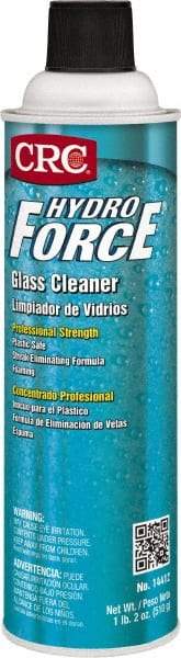 CRC - 20 oz Aerosol Ammonia Glass Cleaner - Use on Glass Surfaces - Apex Tool & Supply